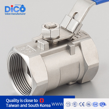 Direct factor 1000wog stainless steel 1pc ball valve